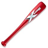 Cannon Sports One Hand Bat Trainer for Baseball and Softball, Develop Swing Mechanics, Birchwood (Red, 18 Inch)