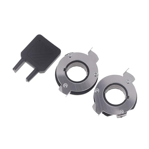 soporte de ventosa para 3 unids/set H7 soporte adaptador LED LZ05-1 soporte de tarjeta para bombillas de faros delanteros de coche + llave de instalación