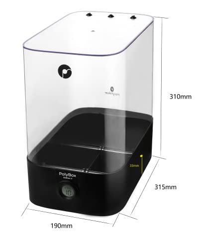 Image of Polymaker PolyBox Edition II - Airtight 3D Printer Filament Storage Box for 1kg /3kg Spool | Print Directly from Box | Moisture-Proof Container | Fits 1.75mm /2.85mm /3.00mm