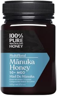 Multifloral Mānuka Honey MGO 50+ by 100% Pure New Zealand Honey, 500 g