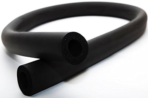 Image of Spinxx 1 /4 ID inch X 3 /8 THK inch Pipe Insulation Foam Tubing, Air Conditioner Heat Insulation Tube, Polyethylene Foam Tube Closed Cell Retardant (Size : 6 mm ID X 9 mm THK) Pack of 2