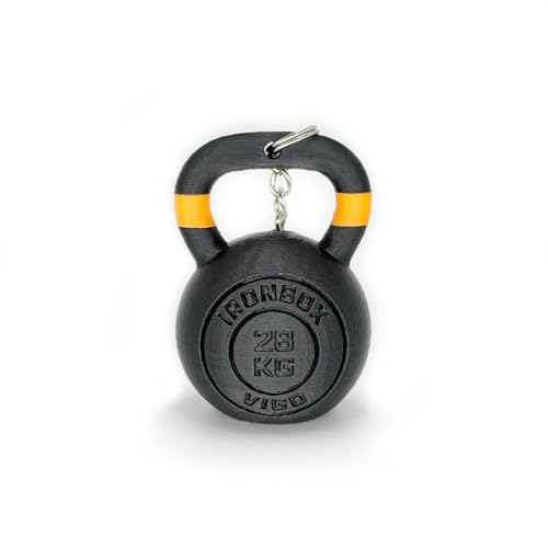 Porta-chaves personalizado KETTLEBELL Duo - porta-chaves de fitness, porta-chaves de peso russo CrossFit