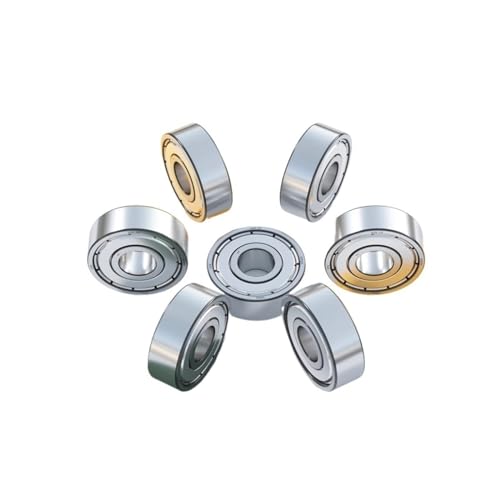 SUOFEILAIMU 8PCS P2/P4/P5 Miniature Bearings 604/605/606/607/608/609 2Z/ZZ/2RS Scooter Bearings(608-2RS/P5 8x22x7mm)