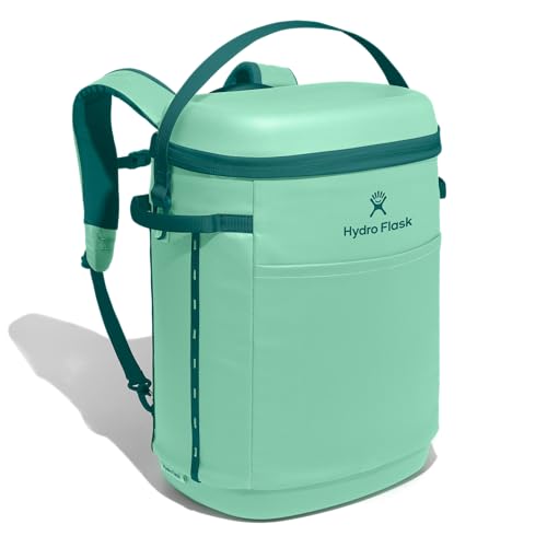 Image of Hydro Flask Carryout Cooler Backpack - Insulated Portable Soft Cooler - 22 L Capacity in Mermaid Green