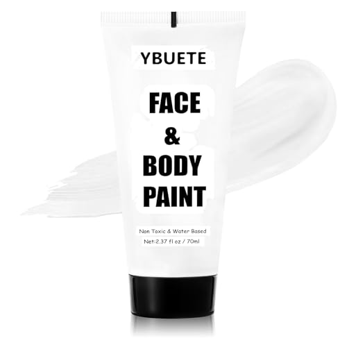 YBUETE White Water Based Face Body Paint