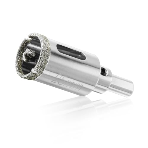 Image of 1 inch / 25mm Diamond Glass Tile Hole Saw with Center Drill Bit for Ceramic, Porcelain, Marble