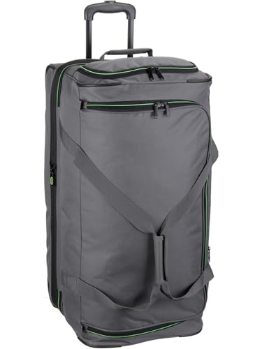 Travelite Trolley Reisetasche mit Rollen groß, erweiterbares Volumen, Basics, Weichgepäck Rolltasche mit Dehnfalte, 70 cm, 98-119 Liter