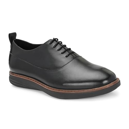 Image of Legwork Crossover Oxfords 2.0 - Italian Leather Hybrid Dress Shoes with Extralight Rubber Outsole | Ultra-Lightweight & Comfortable Oxford Wingtip | All Elegance