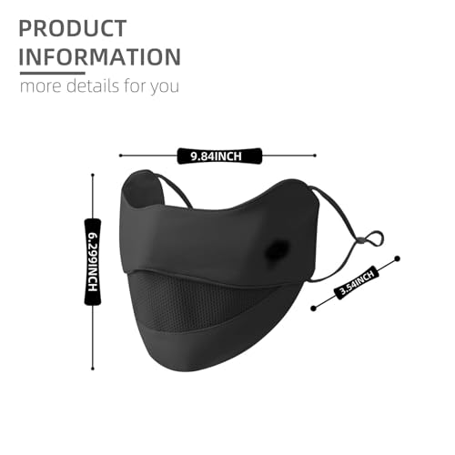 Image of 2PCS Face Mask for Sun Protection for Women, Sun Protection Mask for Women, Masks for Women, Mask for Womens, Cooling Faces Cover with Ear Loops, Breathable Mask for Outdoor Activities