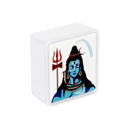 Image of Lexton Shiv Ji Fancy LED Night Lamp with 2 Pin Socket for Spiritual Ambiance, 0.5 Watt, 230v (Warm White, Pack of 1)