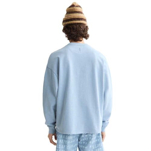 Scotch & Soda Seasonal Core - 3 Crosses Garment-Dyed Sweatshirt – Ansicht 2
