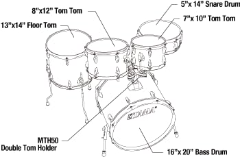 Amazon.co.jp: Tama Imperialstar ドラムコンプリートセット - 5点