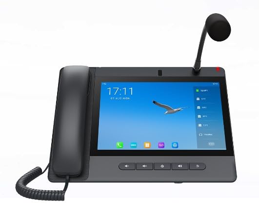 Fanvil Android Console IP Phone 20 SIP Lines WiFi Dual Band BT Gooseneck Microphone