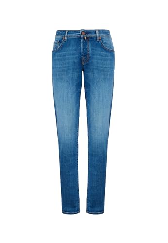 Patta interna ricamata con nome del pantalone e citazione del fondatore Profumati con l'esclusiva fragranza Jacob Cohën