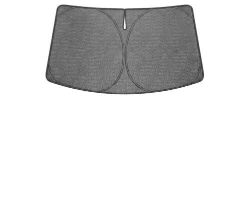 Image of Proadsy Windshield Sun Shade Custom Fit Nissan Pathfinder 2022-2026 Ice Crystal Black Front Window Sunshade UV and Heat Blocker Foldable Visor Keeps Car Cooler for Summer Parking and Daily Use