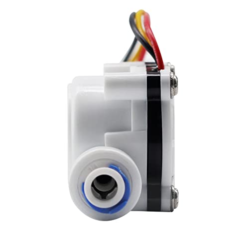 Digiten 1/4 Quick Connect 0.3-10L/Min Water Hall Effect Flow Sensor Meter #TOP3