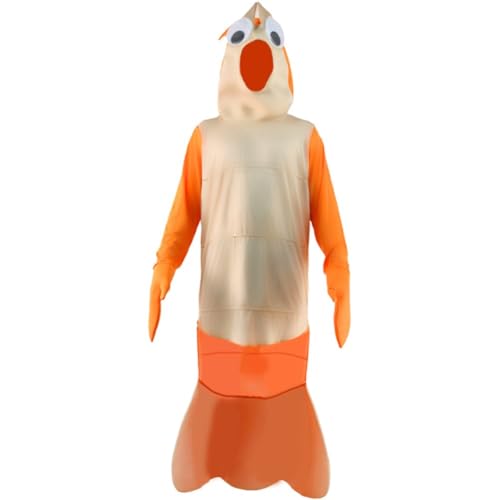 Haowul Costume De Crevette Mante Religieuse, Déguisement Amusant De Mante Religieuse, Combinaison pour Adulte, Fête d'halloween, Carnaval