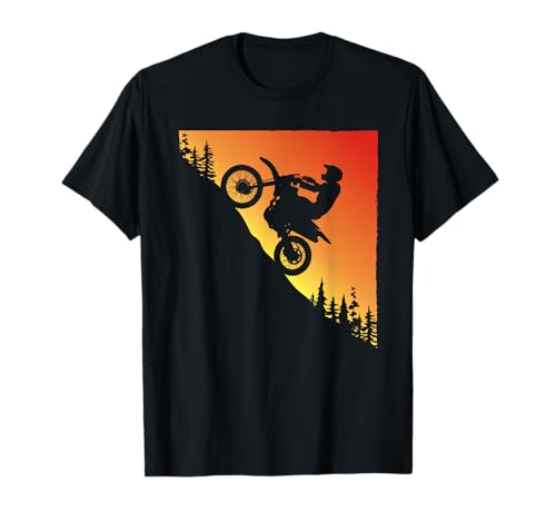 Big Hillclimb Cool Motocross Uphill MX Dirt Bike Rider T-Shirt