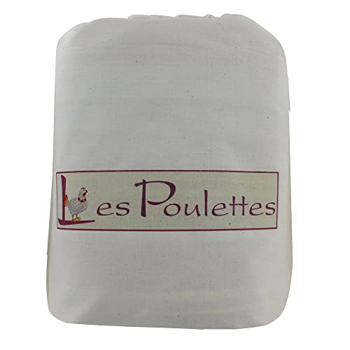 Écharpe 100% lin Les Poulettes Bijoux contre les coups de froid avec légèreté en bleu - 4