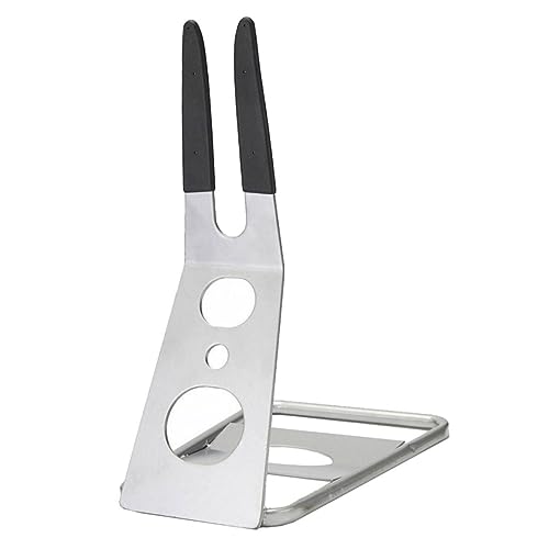 Soporte para bicicleta montaña portátil antideslizante y estante de estacionamiento plata 2