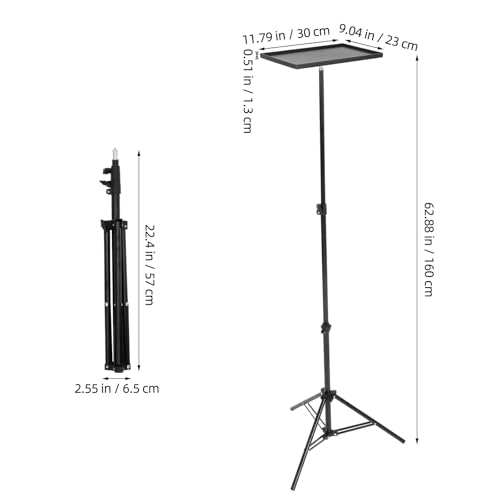 Soporte tripode para proyector altura ajustable 21.65-63 pulg miniatura 2