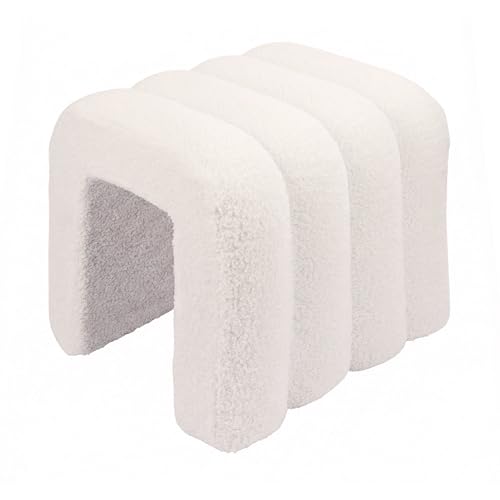Puf Relaxdays de Peluche Acolchado 40x40x40