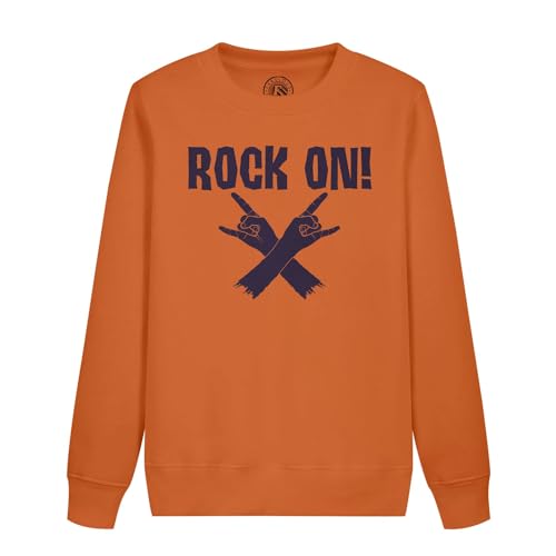 Sweatshirt enfant rock musique guitare basse vêtement metal manches longues