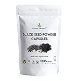 Cosmic Element Black Seed Powder Capsule Vegan Organic Nigella Sativa, Black Cumin Seeds. (120 Capsu