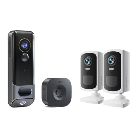MUBVIEW 2K HD Dual-Lens Wireless Doorbell 2K Wireless Outdoor Camera with AI Motion Detection – Save 25.5% Cover