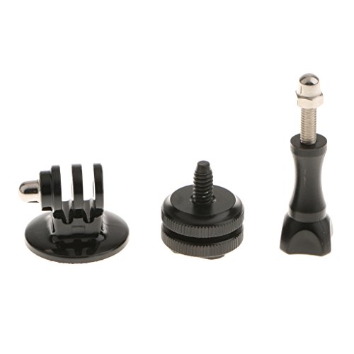 Adaptador de montagem de tripé + sapata de 0,63 cm + parafuso longo para polegar para Hero 5 4 3