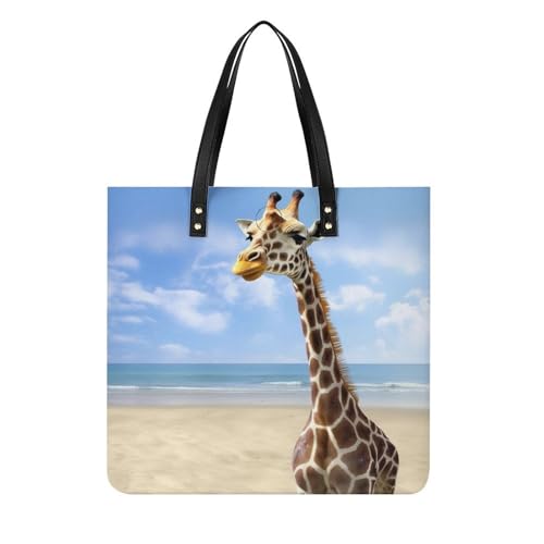 Sac fourre-tout de voyage pour femme en cuir étanche blanc