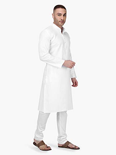 Image of Rajubhai Hargovindas Men's Premium Cotton Solid Kurta