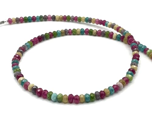 Collier ras du cou en jade bijoux minimalistes argent 925 de plage - 4