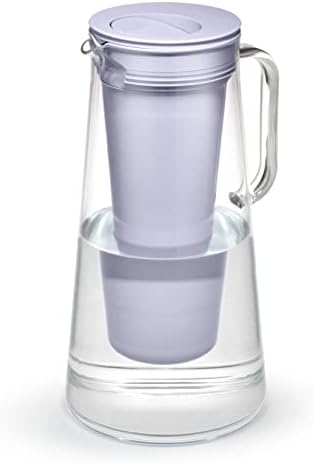LifeStraw Home – Water Filter Pitcher, 10-Cup, Wisteria, BPA Free Designed