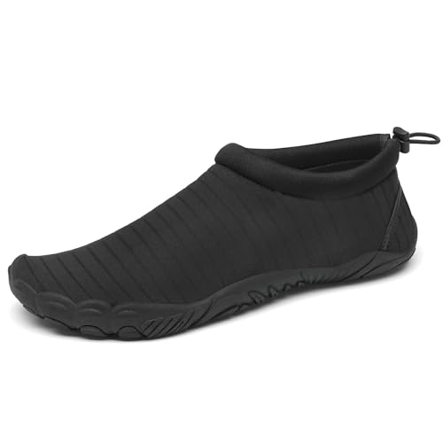 Mishansha Scarpe da Acqua Uomo Donna Asciugatura Rapida Nero 41 EU