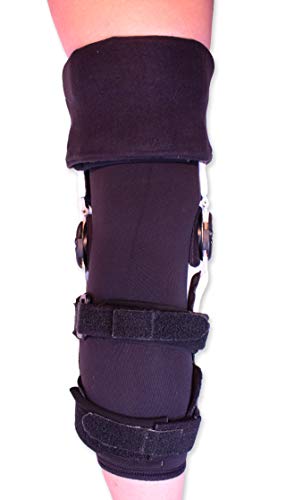 Bracesox | Supplex/Lycra Knee Brace Undersleeve | (Large) - High Performing Supplex Sleeve For Under Brace - Leg Sleeves For Men And Women - Comfortable, Breathable, Durable #TOP3
