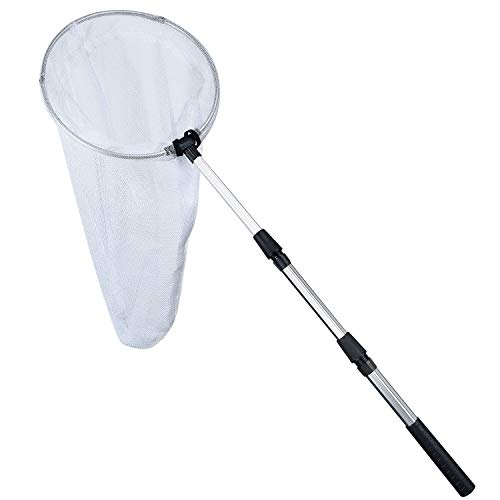 Coopay Insect and Butterfly Net with 12 Inches Ring, Handle Extends to 36 Inches