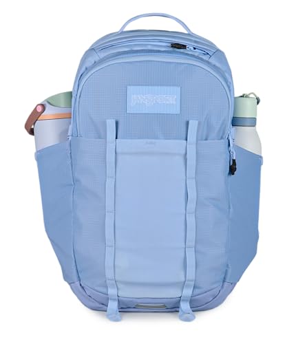 Image of JanSport 34L All Around Pack - 15 inch Laptop Sleeve, Hydrangea | Versatile Rucksack w /Hydration Sleeve, Reflective Accents & Safety Whistle