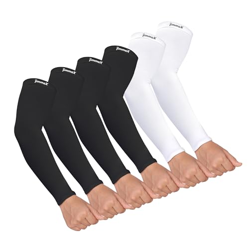 Image of Arm Sleeves for Men & Women, Sun Protection & UV Compression Hand Sleeves for Cycling, Running, Outdoor Sports & Activities, Hand Cover for Bike Riding
