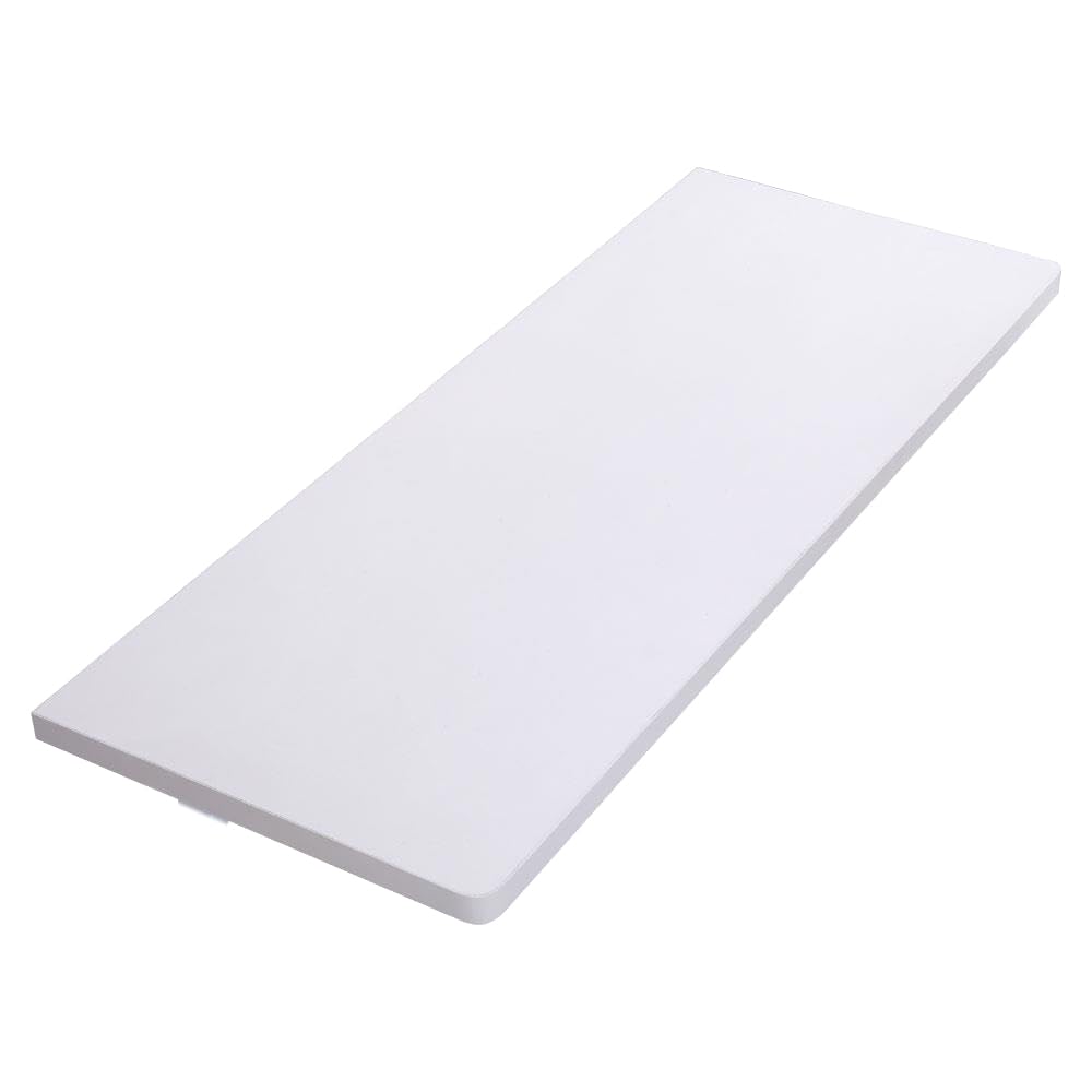 AVRIAN Table top for Centre/Sofa/Office/Coffee Table, Folding Wall Mounted Brackets, Kitchen Shelf Top, Both Side Laminated Semi Gloss Finish (White, 16 x 32 inches)-picture-20