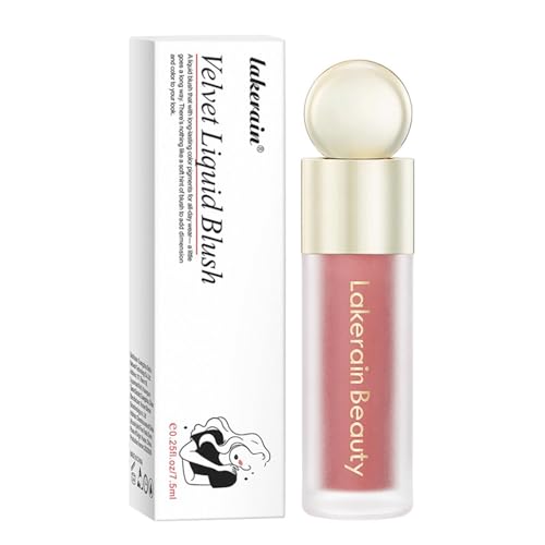 Rubor Líquido Fabixoin, Rubor Líquido Natural, Sensación Ligera Y Transpirable Rubor Líquido Mejillas Aspecto Natural Rubor Líquido Súper Hidratante Crema De Maquillaje Rubor Líquido