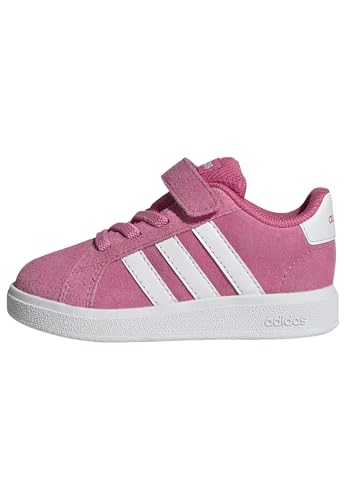 adidas Grand Court 2.0 Shoes Kids, Scarpe da Tennis Unisex - Bambini e Ragazzi, Pink Fusion Ftwr Bianco Ftwr Bianco, 21.5 EU