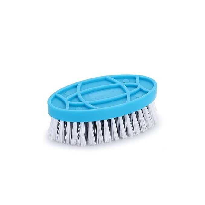 Cloth Washing Brush- Washbasin Cleaning Brush | Nylon Bristles | with Strong Plastic Handle | Soft Silicone Brush for Laundry, Carpet, Floor, Bathroom, Kitchen,Tile, Sink (Color May Vary)-image-40