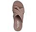 Skechers Women's SUMMITS - FANTASY WALK, Multi-Strap Toe Loop Thong, Mocha, 6M