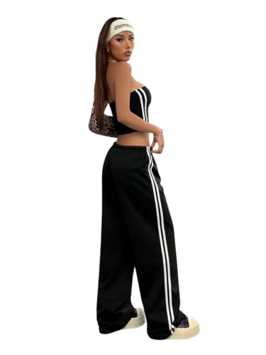 Image of dockstreet Women's /Unisex ONESOPEN Bottom Drawstring Pure Cotton Stretchable Baggy Jogger Pants