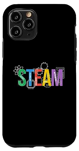 Steam�v���O�����̐搶�Ɛ��k�̂��߂̃J���t���ȃX�`�[�����^�[�B �X�}�z�P�[�X iPhone 11 Pro �p