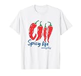 Photo Gallery maglietta spicy life everyday funny chili pepper heat maglietta Photo Gallery maglietta spicy life everyday funny chili pepper heat maglietta