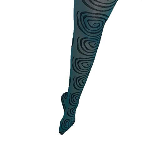 Image of NUFIWI Women Sexy Sheer Patterned Tights Leggings Pantyhose Stockings Colorful Y2k Funky Tights Vintage 90s Streetwear