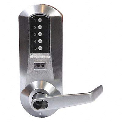 Push Button Lock, Entry, Key Override
