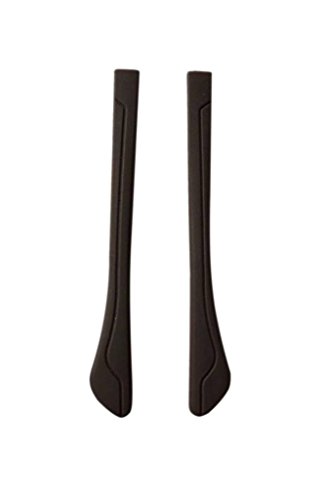 EyeWearStraps NEW One Pair Brown Soft Rubber Replacement Glasses Temple Covers Tips Ends For Metal Arms